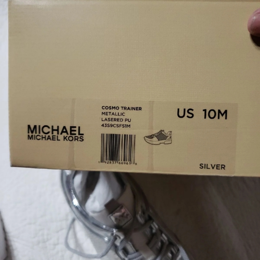 Michael Kors Cosmo Trainer Metallic Size 10 - Picture 6 of 6